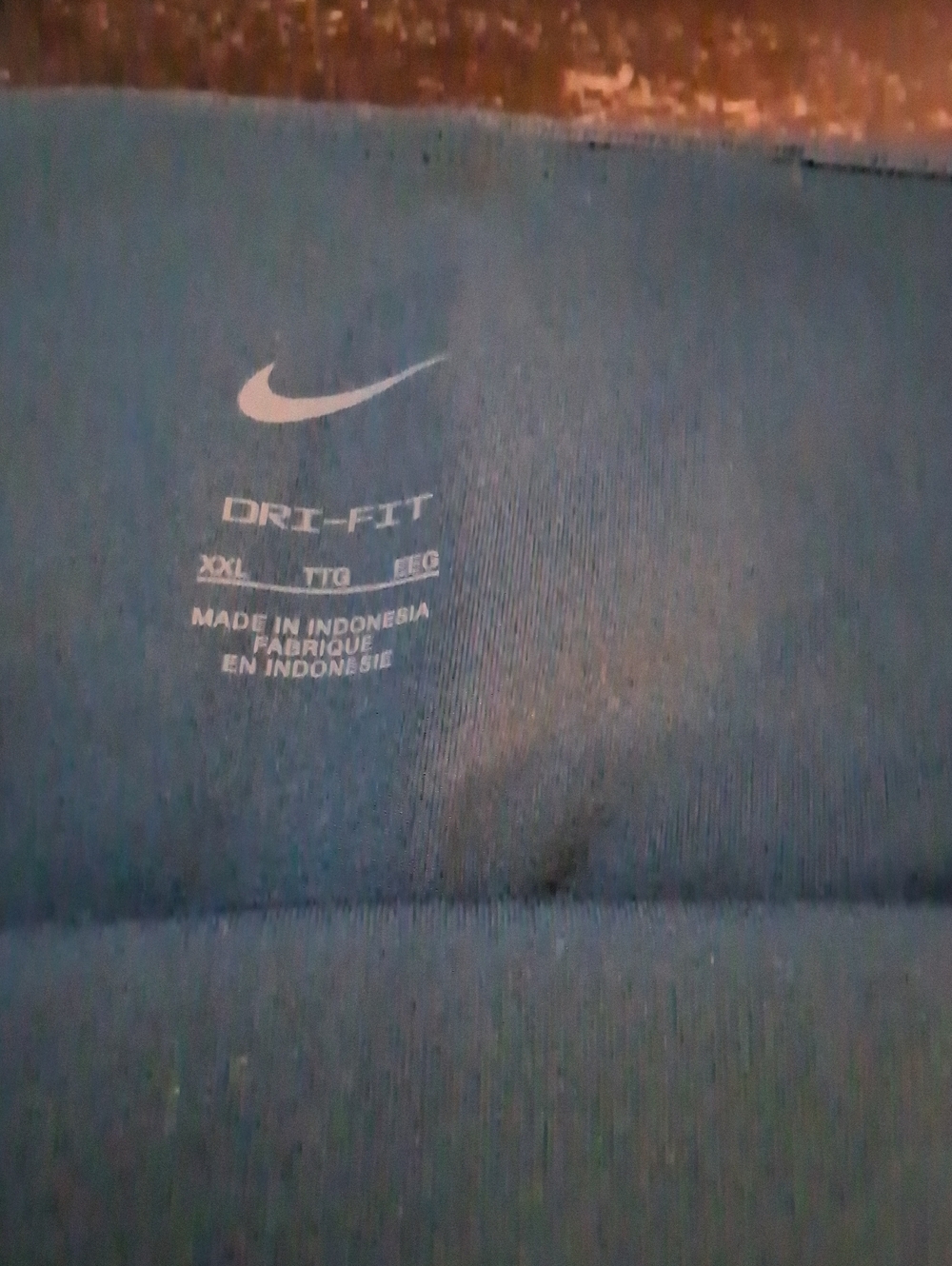 Nike Dri-FIT Athletic Tee in Blue